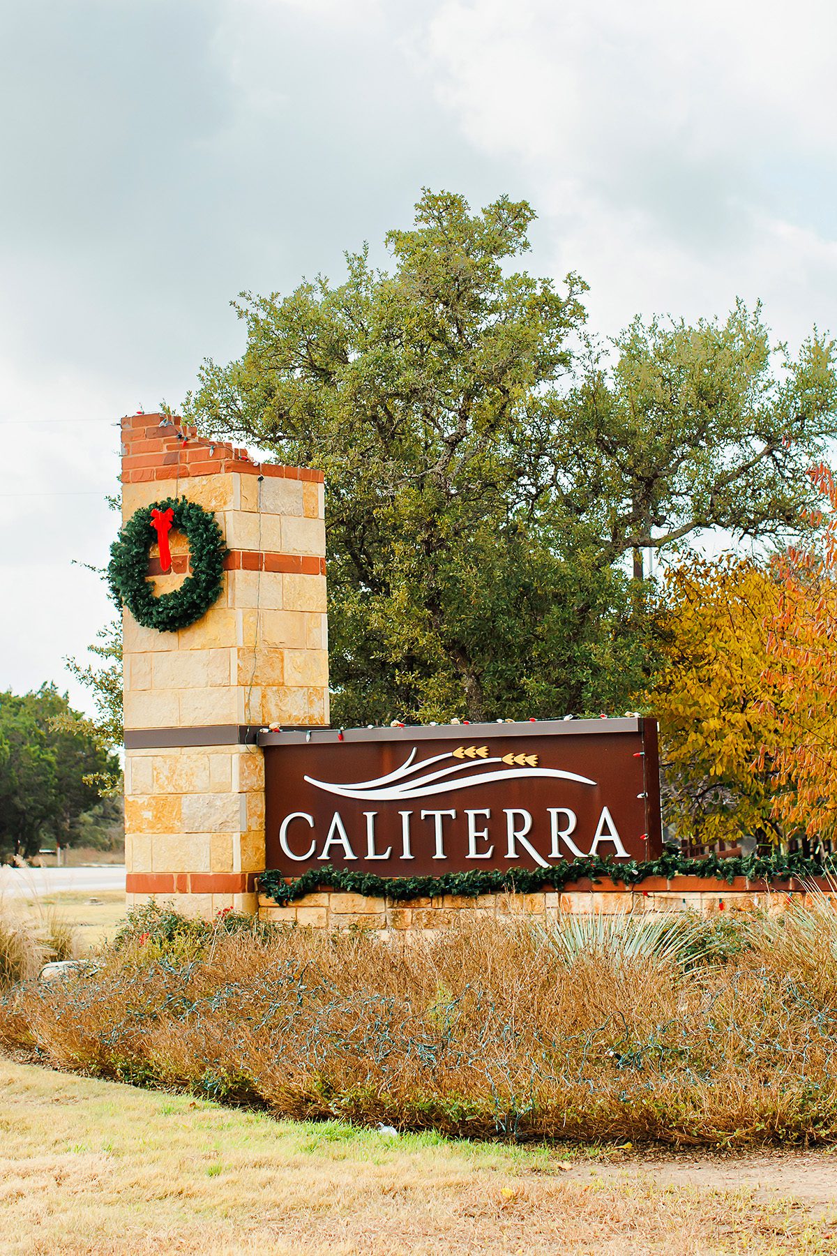 Caliterra neighborhood street scene, Dripping Springs